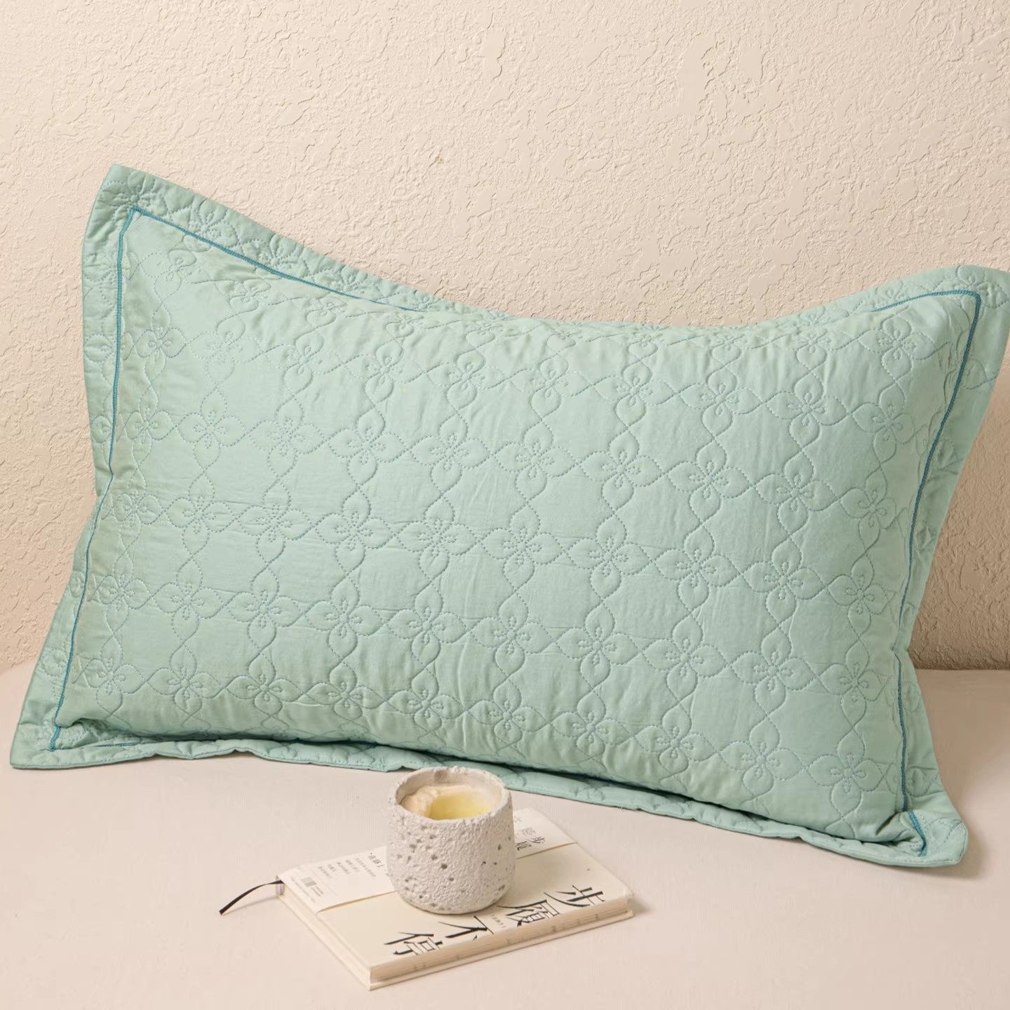 全棉纯棉夹棉加厚枕套50x80cm48x74cm40x60防口水防头油枕头套