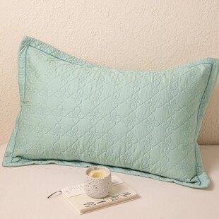 全棉纯棉夹棉加厚枕套50x80cm48x74cm40x60防口水防头油枕头套