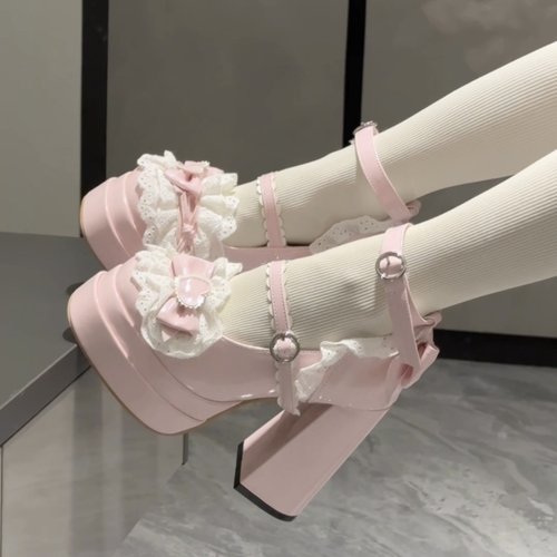 原创lolita高跟鞋甜美可爱