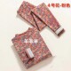 双面磨毛打底裤 德绒印花秋裤 女士高腰保暖裤