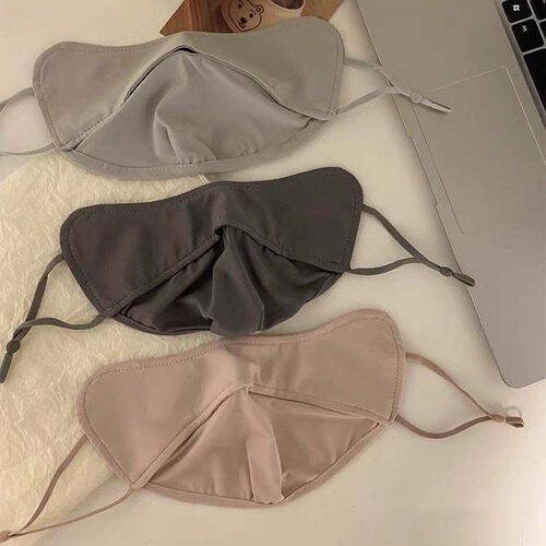 夏季薄款透气立体遮阳全脸面罩