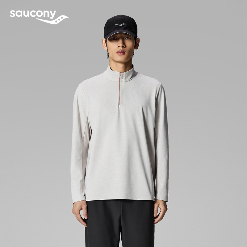 索康尼男子跑步运动上衣长T