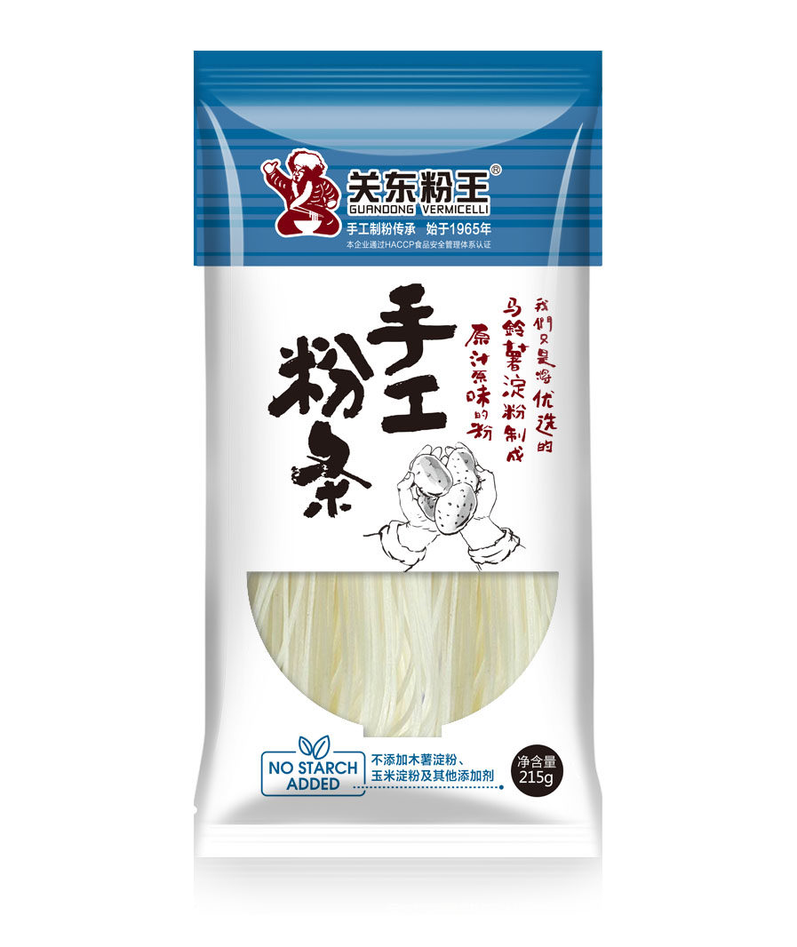 粉条关东粉王正宗吉林汪清罗子沟土豆火锅东北酸辣中国包装水晶粉