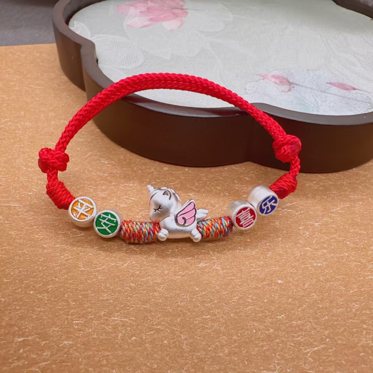 足银纯银独角兽马年平安