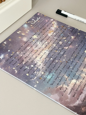 奶油苏打拍纸本笔记本可撕便签学习纸文具手帐信纸星河辰光2代