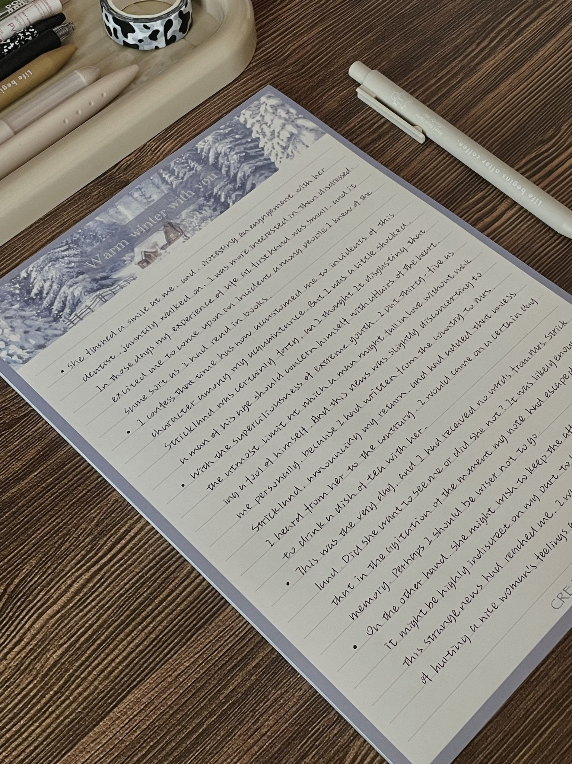 奶油苏打拍纸本creamsoda学习纸笔记本便签可撕手帐信纸挪威森林