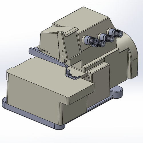 拷克车3d模型图纸缝纫机图纸平车图纸自动缝纫机3d图纸 - 封面