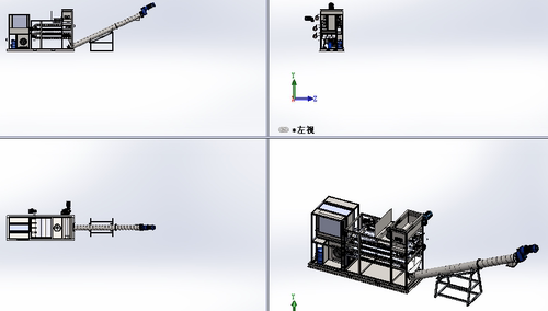 热泵污泥干化一体机3d图纸撬装式热泵低温化干3d图纸+2D图纸