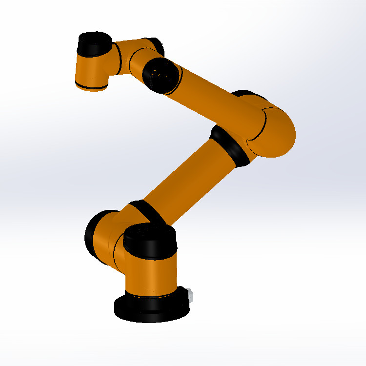 国产轻型六轴关节机器人协作机器人3d模型图纸i5模型图