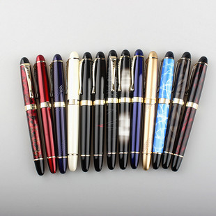 JINHAO 商务办公礼品 X450铱金钢笔 宝珠笔 学生练字 美工笔 金豪