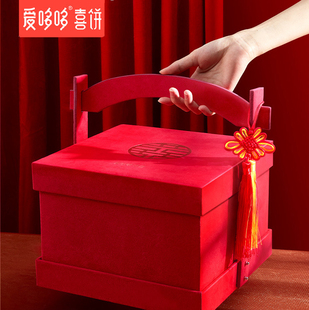 爱哆哆喜饼结婚喜糖彩礼盒装成品含糖果订婚酒宴礼品爱多多伴手礼