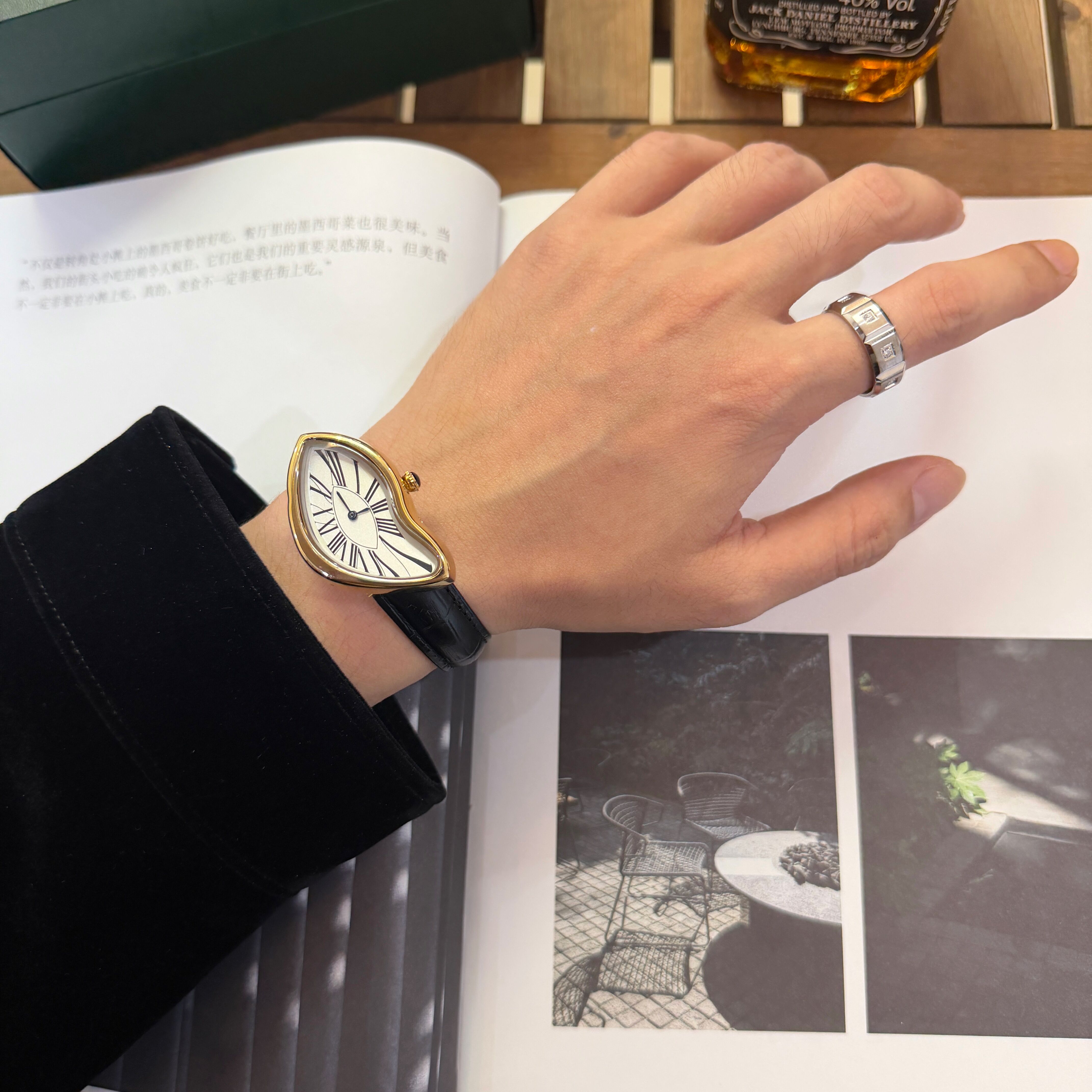 异形男士创意不规则罗马石英表