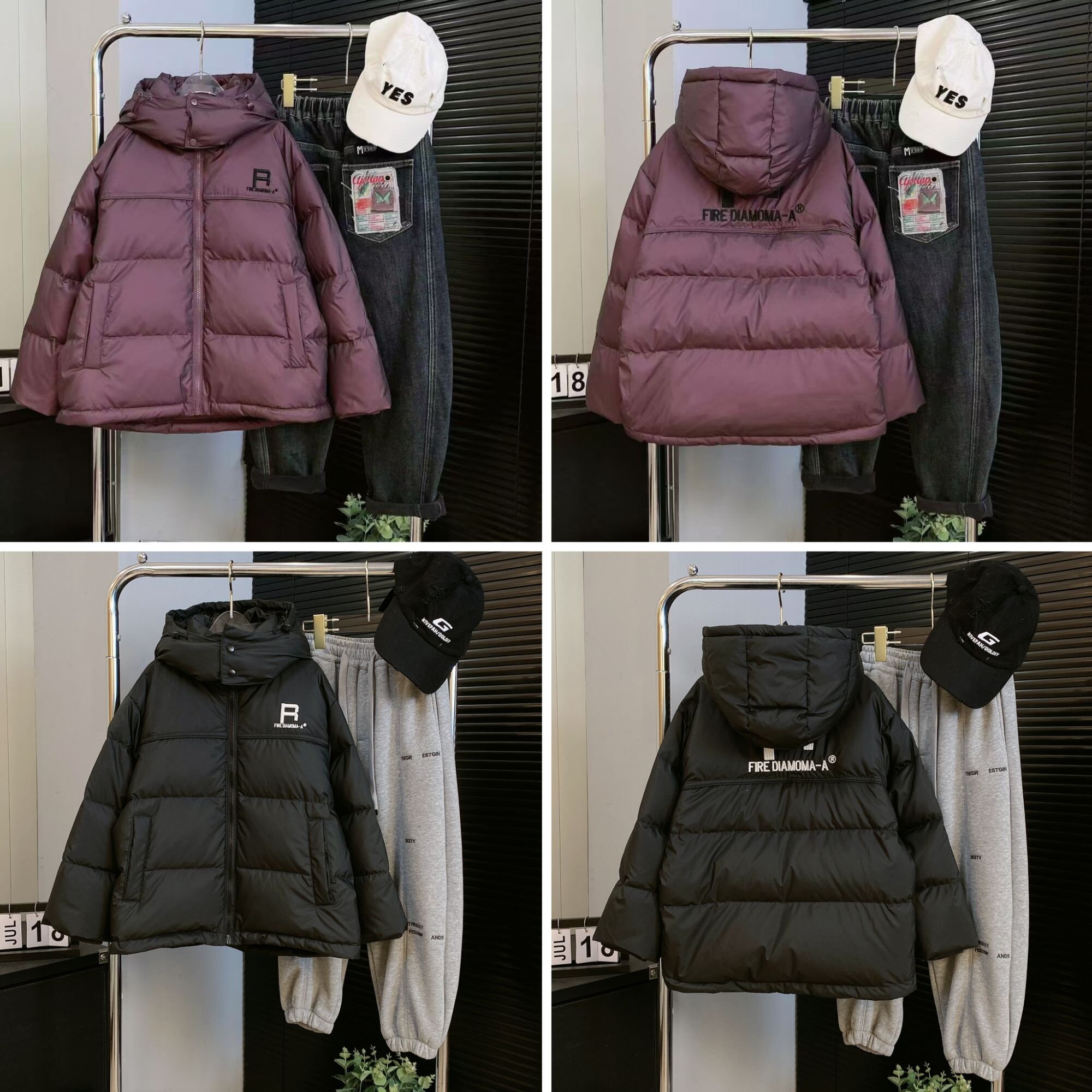 嘟妈童装 男童冬季连帽加厚羽绒服中大童保暖外套上衣韩版7863