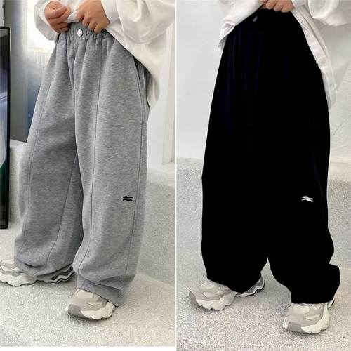 秋季儿童运动裤2025秋装新款男孩直筒卫裤休闲裤5003