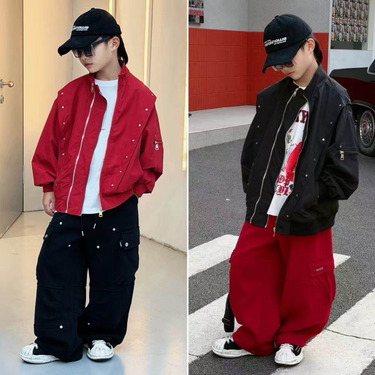 2026青少年春秋薄款外套中大童户外棒球服3617