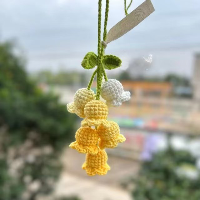 成品挂饰铃兰花祝福平安喜乐