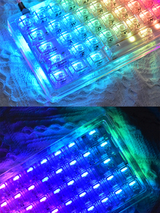 Everglide忆光寒冰键帽 高透键帽 原厂高度 PC材质