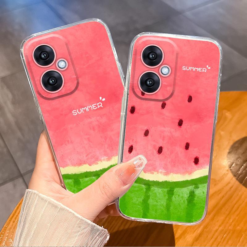 适用OPPOK11x k9x手机壳夏日西瓜OPPO创意k12男女k12x清新k7x情侣k10爆款k10x透明k9s防摔k11软胶套k5全包边