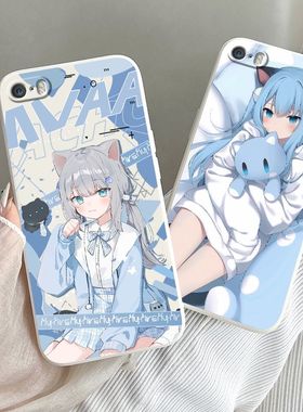 适用苹果5s/se手机壳猫娘萝莉iphone五se猫羽霖iPhone5s防摔ip5二次元pg全包软胶A1723保护套A1530新款可爱女