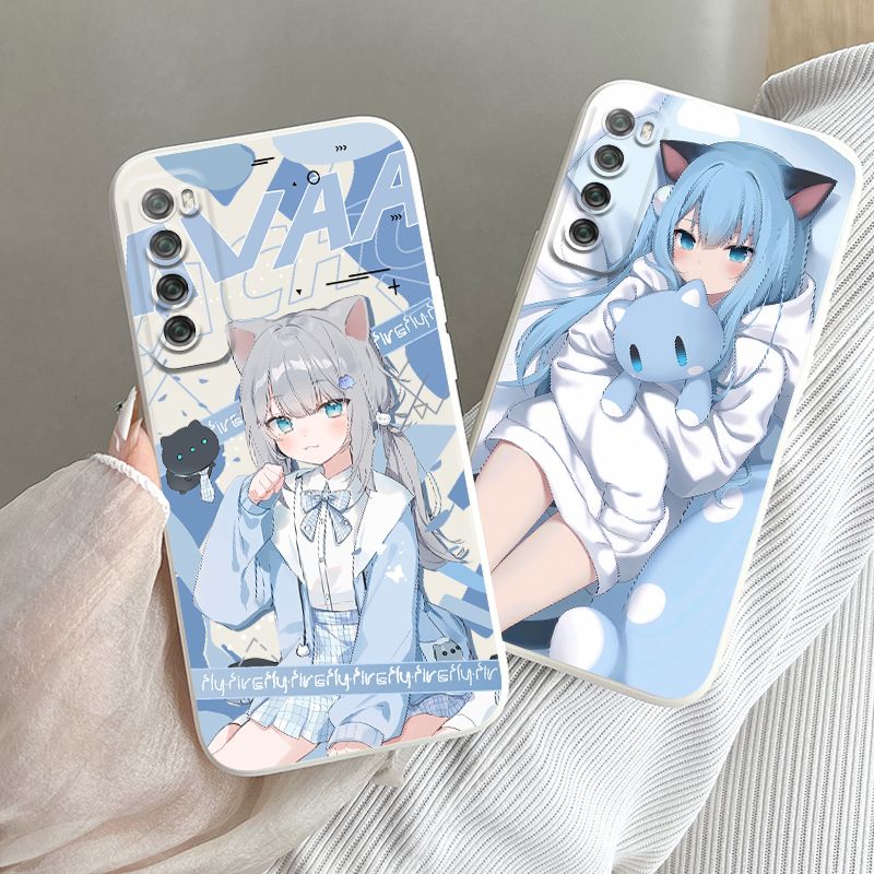 适用华为nova5 pro手机壳猫娘萝莉nova7 nova6 se二次元动漫nova5ipro猫羽霖防摔全包软胶保护套新款可爱少女