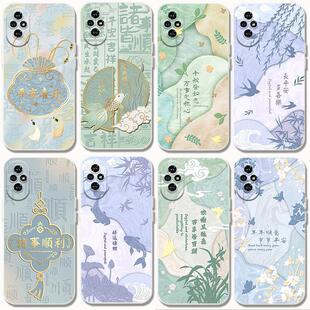 200pro情侣ELP国潮防摔ELI pro锦鲤新中式 AN00全包20p二百软套por平安2oo 200 适用荣耀200手机壳中国风honor