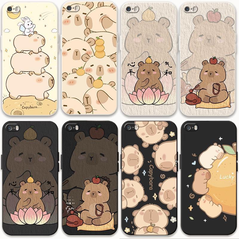 适用iPhone5s苹果5sse手机壳卡皮