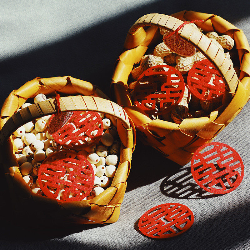 抖音小红书桃芽夫妇同款||新娘手抛结婚小喜字新房装饰撒床喜楼,节庆用品/礼品,喜字/剪纸/贴纸,淘宝优惠券,粉丝福利购,淘宝优惠卷