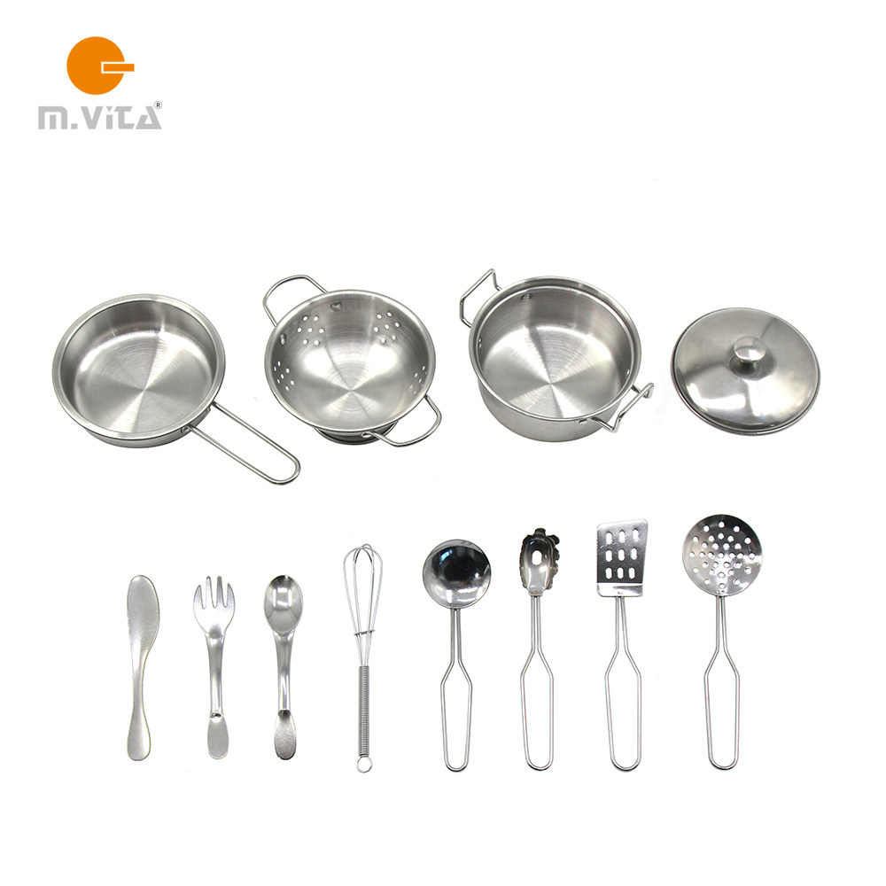 蒙生教育  蒙氏语言工作教具 儿童迷你厨房用品12件套 304不锈钢,玩具/童车/益智/积木/模型,其它早教玩具类,淘宝优惠券,粉丝福利购,淘宝优惠卷