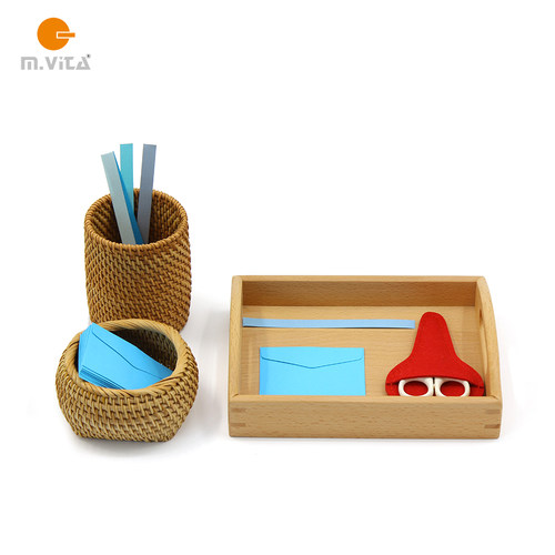 蒙氏手眼协调剪纸教具蒙生新款