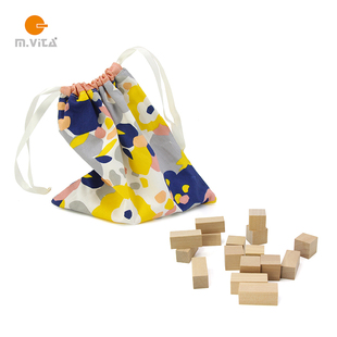 蒙生蒙氏教具儿童益智早教casa分类活动长方体和正方体实体感官袋