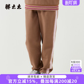 女装 休闲运动卫裤 秋季 高腰织带拼接时尚 724304020 新款 胖太太大码