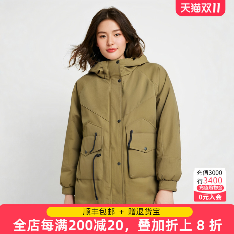 胖太太羽绒服保暖宽松韩版高腰