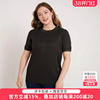 胖太太大码女装夏季新品镶钻圆领针织衫t恤宽松妈妈装潮622106010