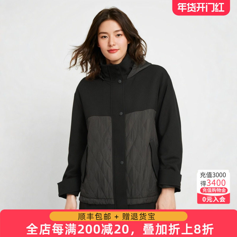 胖太太大码女装秋季新品韩版时尚短款宽松连帽风衣外套722301610,女装/女士精品,常规大码外套,淘宝优惠券,粉丝福利购,淘宝优惠卷