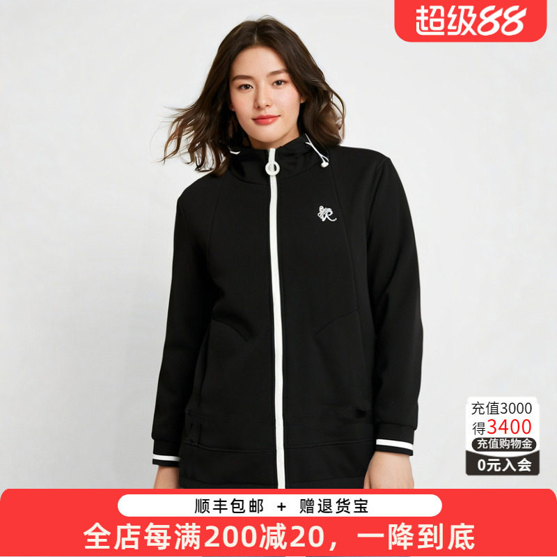连帽外套胖太太加绒宽松