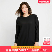 圆领针织毛衣妈妈休闲619305610 胖太太大码 新款 女装 中长款 秋冬季