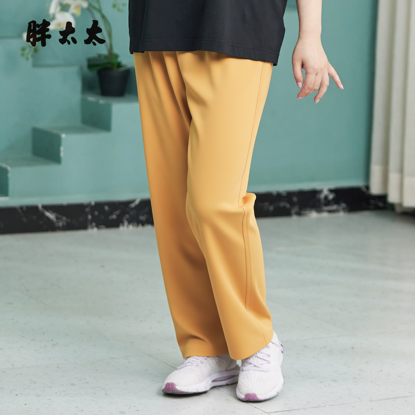 胖太太夏季新品休闲裤