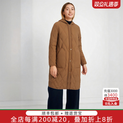 胖太太羽绒服厚款休闲宽松连帽