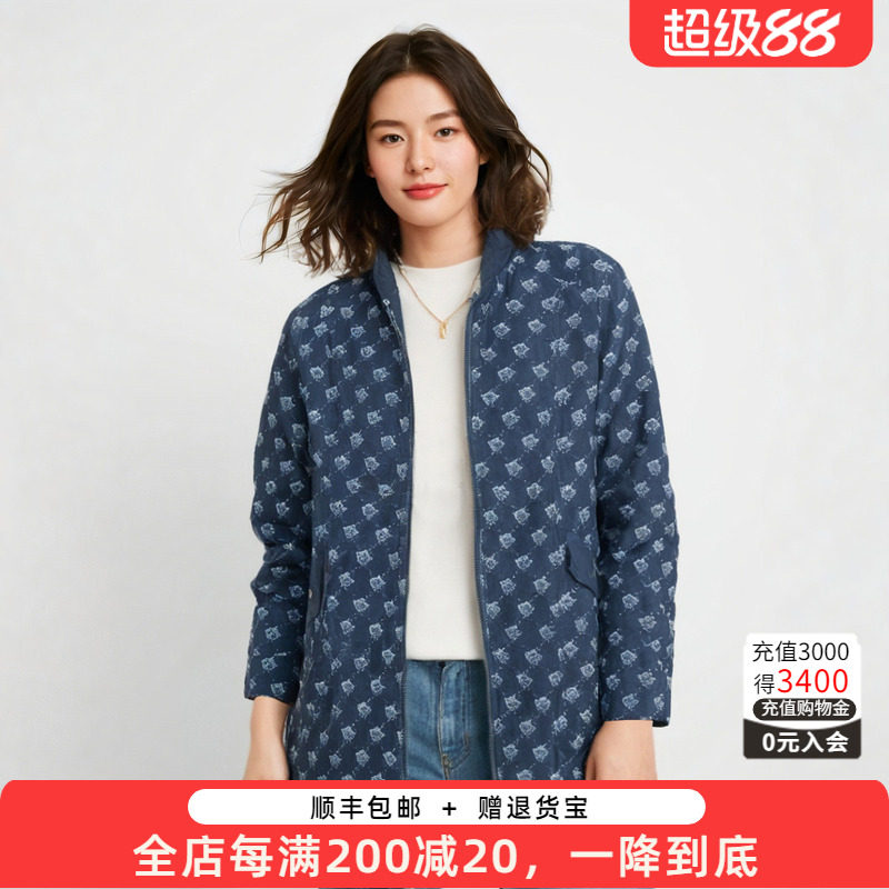胖太太风衣外套连帽中长宽松舒适