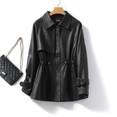 绵羊皮女外套 减龄小个子绵羊皮2026新款 皮衣女真皮常规款 收腰韩版