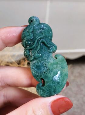珊瑚玉帝王绿紫罗兰手镯耳环吊坠