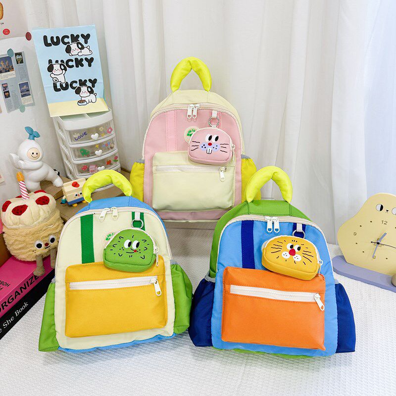 送小包可爱儿童小背包夏天外出旅游幼儿园书包男童女童双肩包潮