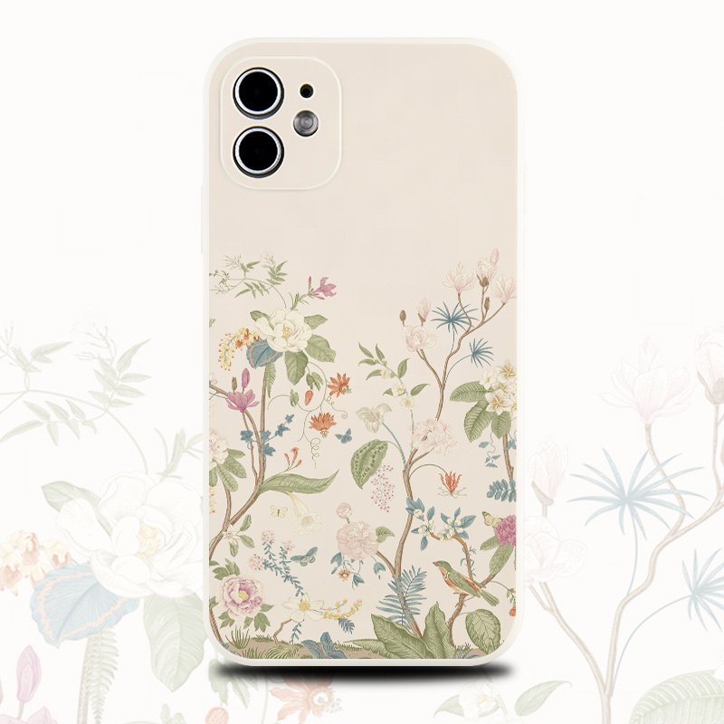 巷午 复古花朵适用于苹果15/14华为nova12mate60pura70/oppofindx7/reno9小米14/13手机壳vivox100红米note13