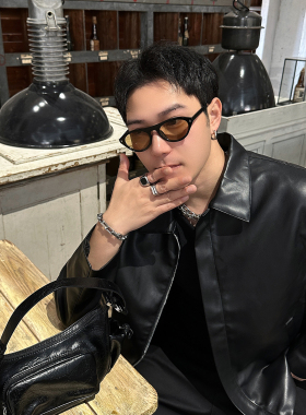 复古黑框时髦防晒太阳眼镜