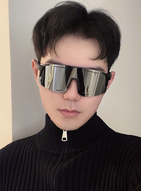 ALASYA户外登山运动骑行防风护目滑雪太阳眼镜男女大框显瘦墨镜