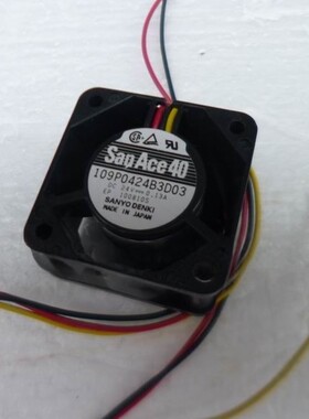 全新原装SANYO三洋109P0424B3D03店铺三包大风量双滚变频散热风扇