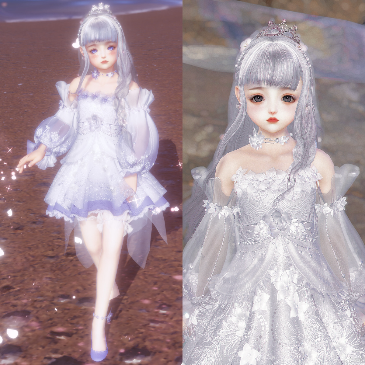 剑网三3外观天选桃花复刻二代公主 染素缃绮念霄樱草 白黄粉紫蓝