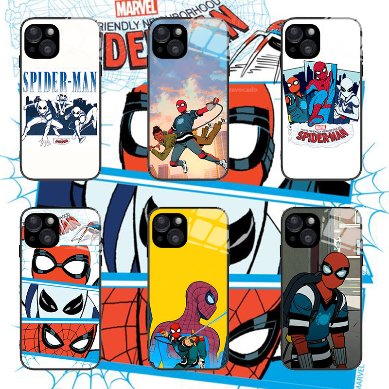 适用iPhone15保护套你的好邻居蜘蛛侠SpiderMan14华为mate60pro荣耀magic5华为三星苹果16promax手机壳