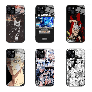 适用iPhone15保护套怪人英雄Garou饿狼14小米华为mate60荣耀magic5华为三星s24S23苹果17promax手机壳