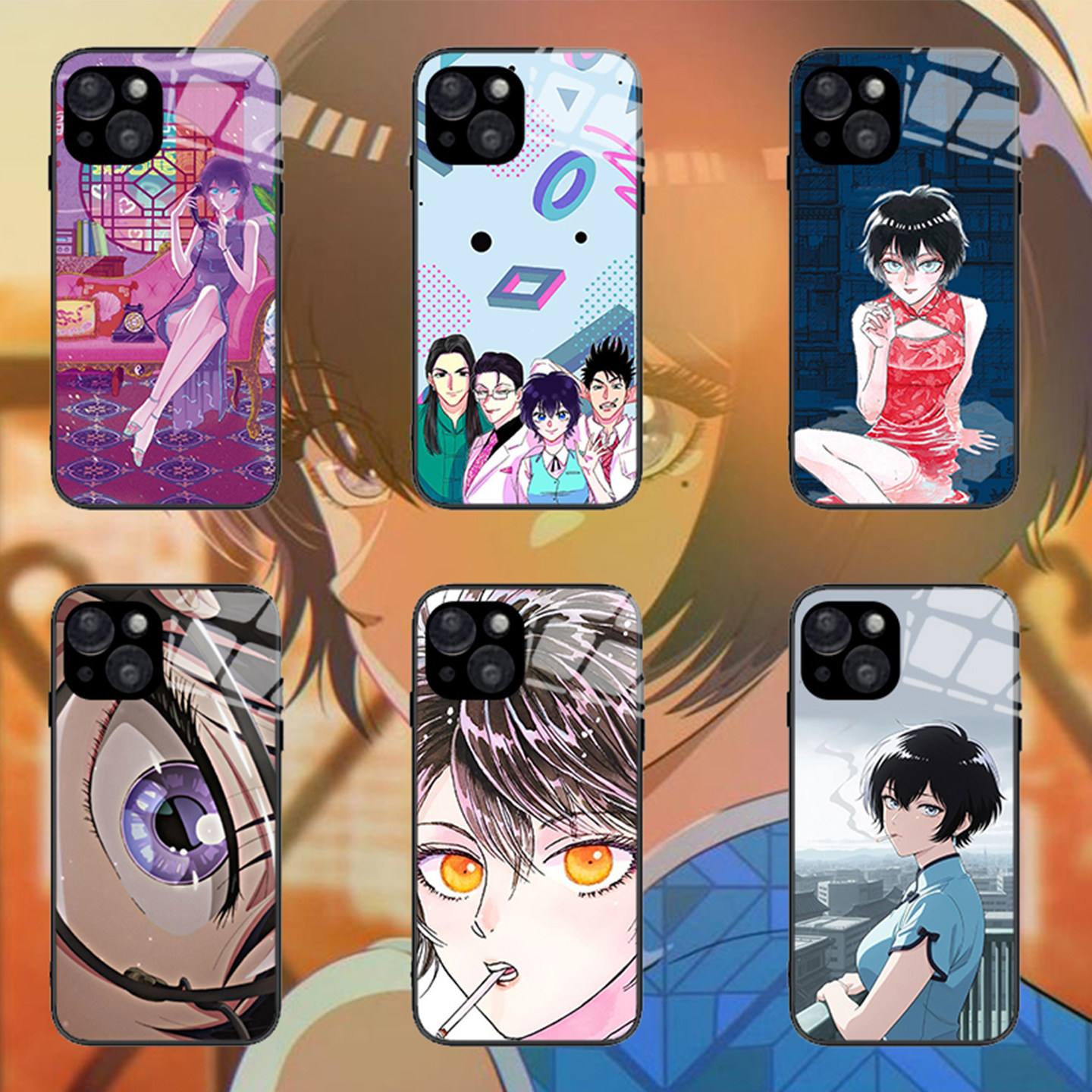 适用iPhone15保护套九龙大众浪漫鲸井令子14华为mate60荣耀magic5华为三星s24S23苹果16promax手机壳